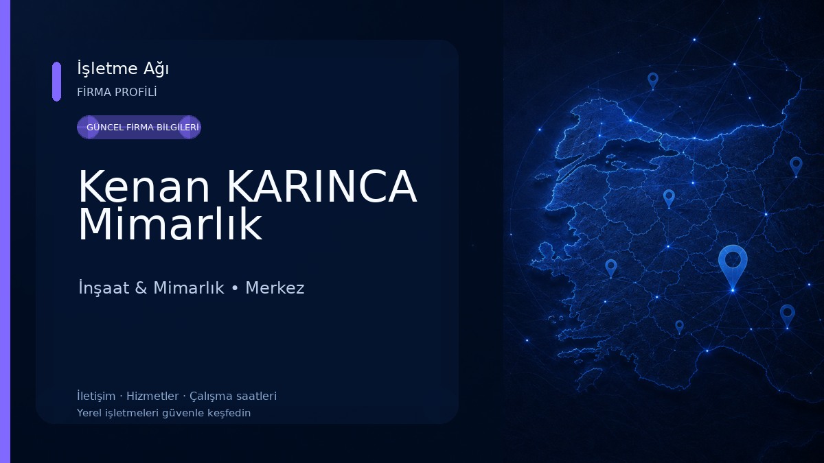 Kenan KARINCA Mimarlık