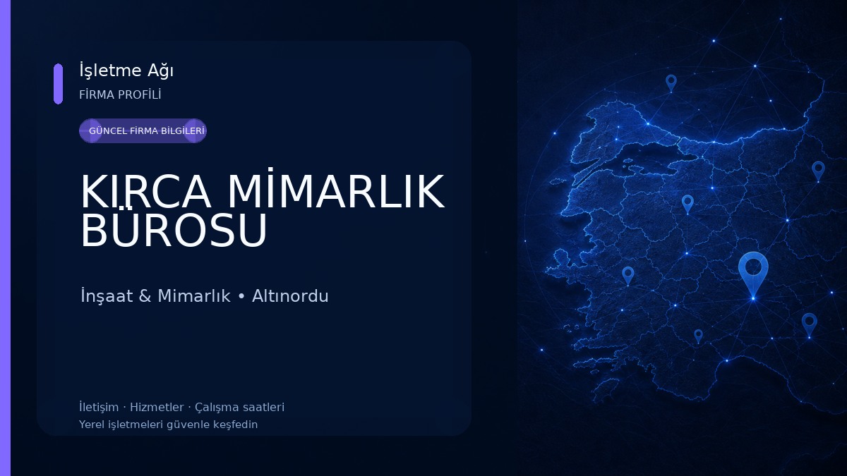 KIRCA MİMARLIK BÜROSU İnşaat & Mimarlık