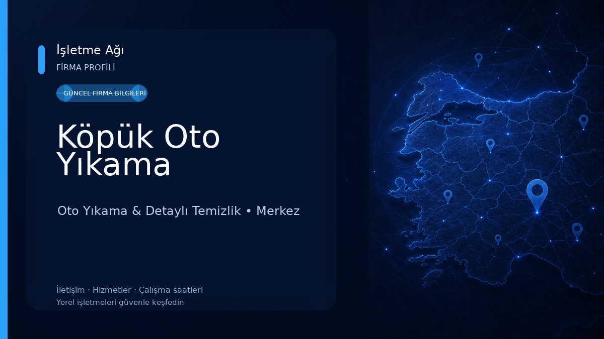 Köpük Oto Yıkama