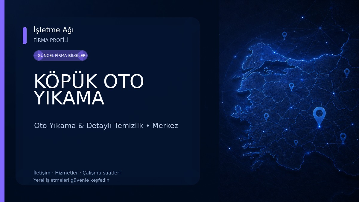 KÖPÜK OTO YIKAMA Oto Yıkama & Detaylı Temizlik