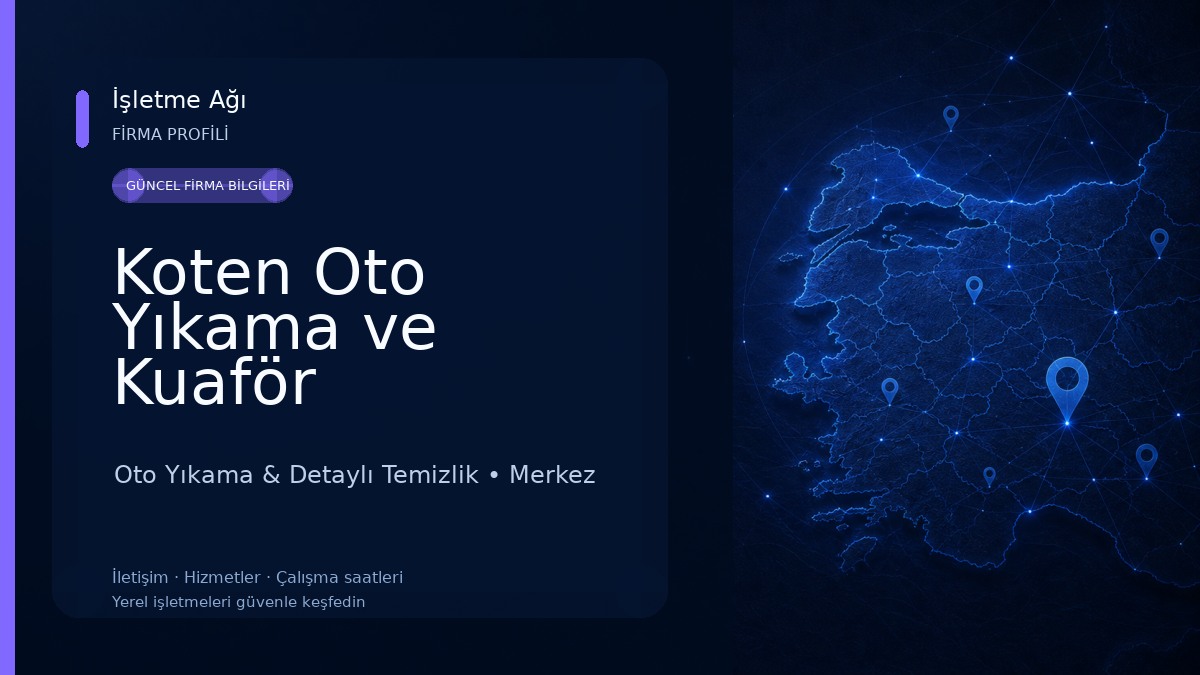 Koten Oto Yıkama ve Kuaför
