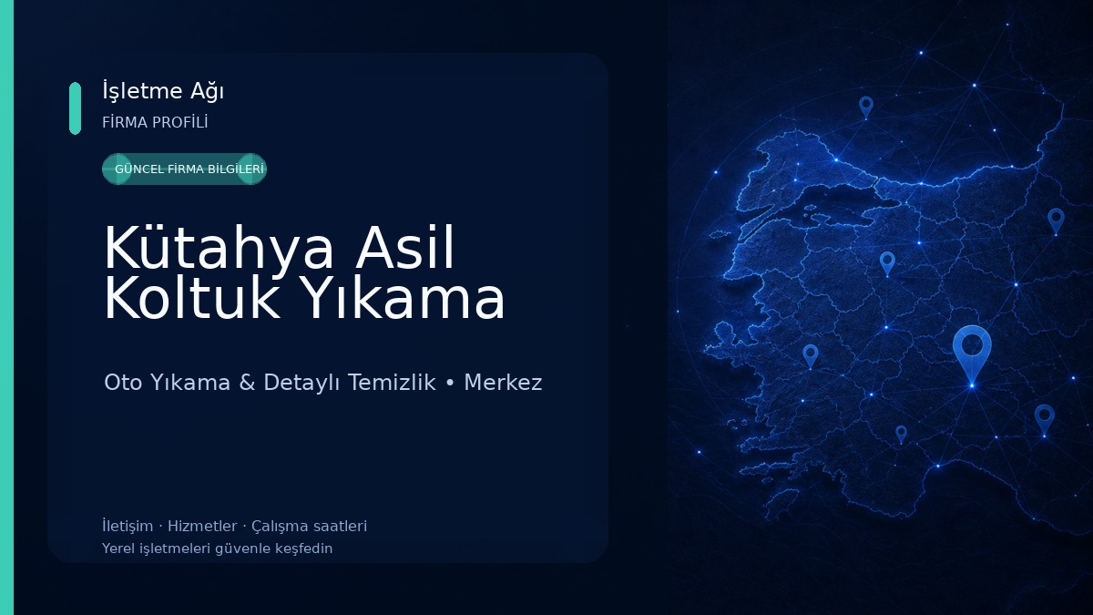 Kütahya Asil Koltuk Yıkama