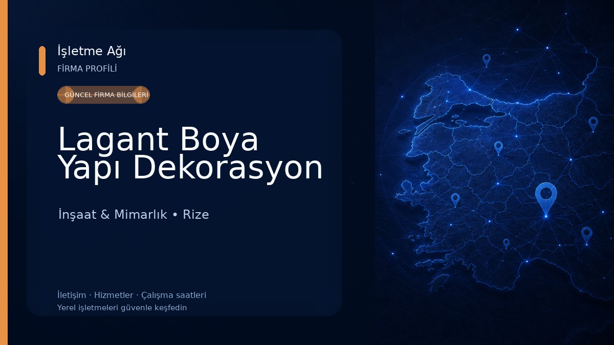 Lagant Boya Yapı Dekorasyon