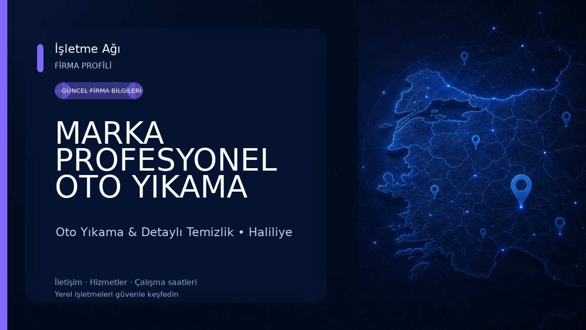 MARKA PROFESYONEL OTO YIKAMA