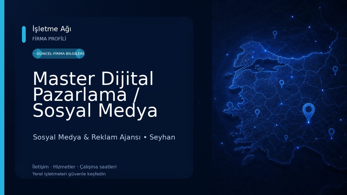 Master Dijital Pazarlama / Sosyal Medya Ajansı