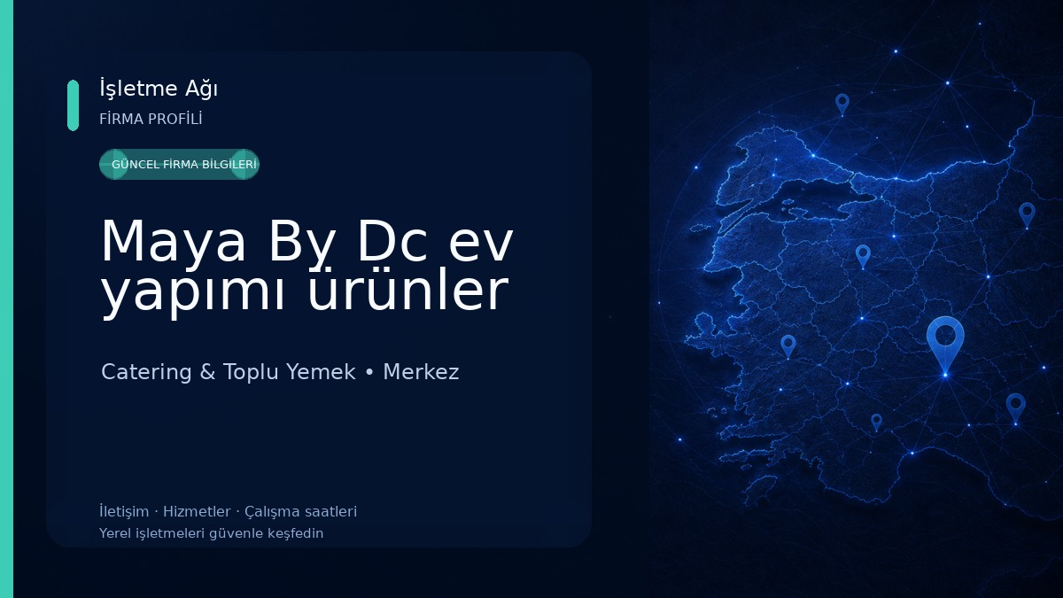 Maya By Dc ev yapımı ürünler