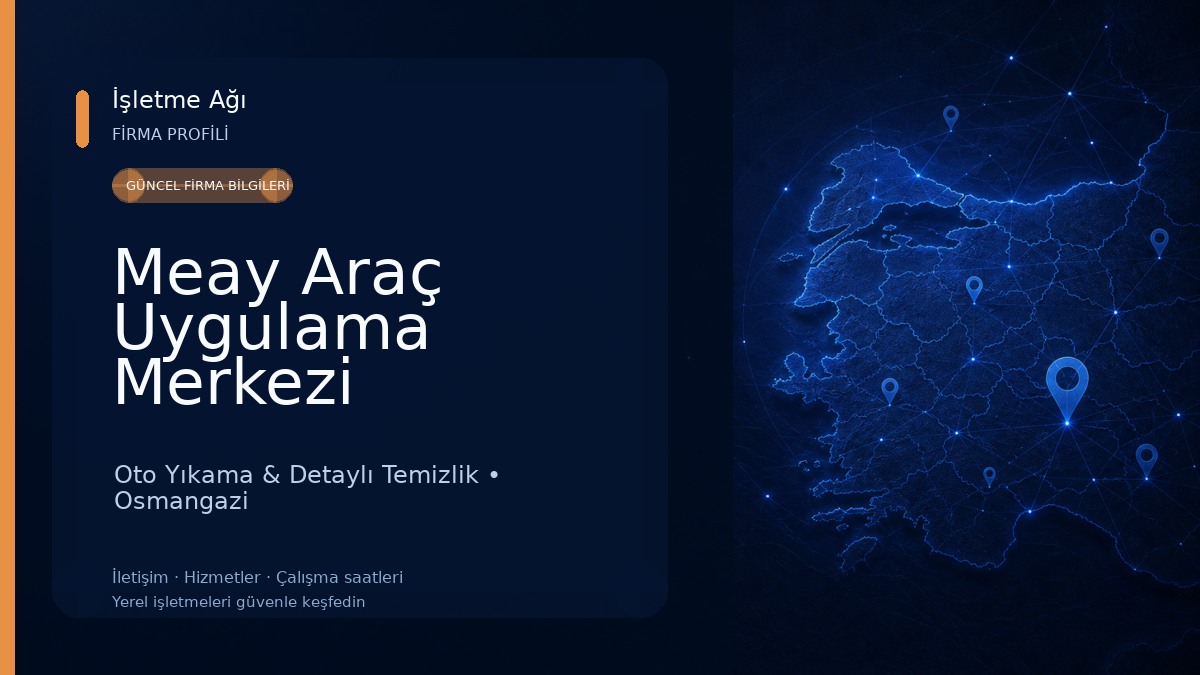 Meay Araç Uygulama Merkezi Oto Yıkama & Detaylı Temizlik