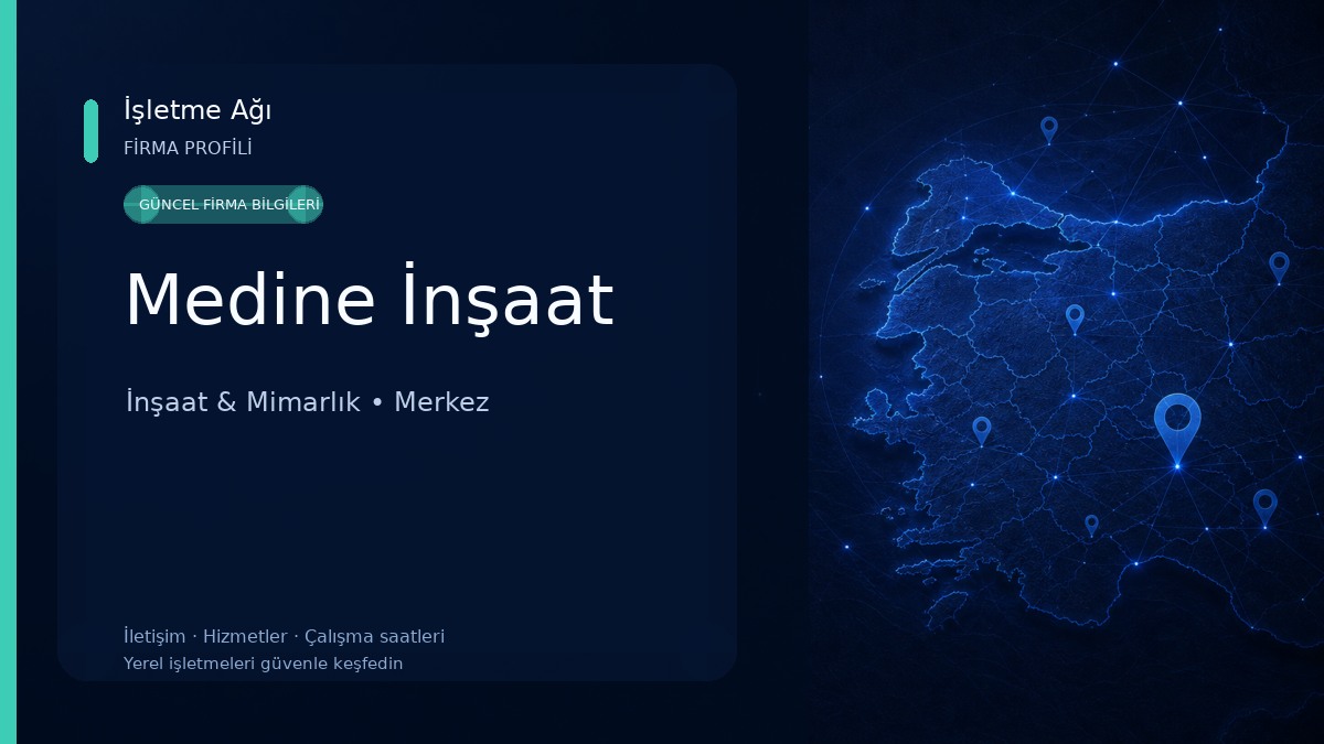Medine İnşaat İnşaat & Mimarlık