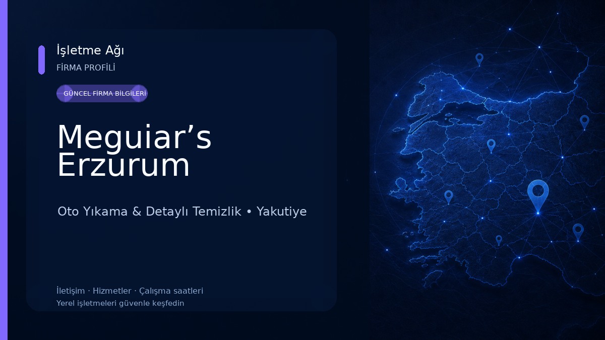 Meguiar’s Erzurum