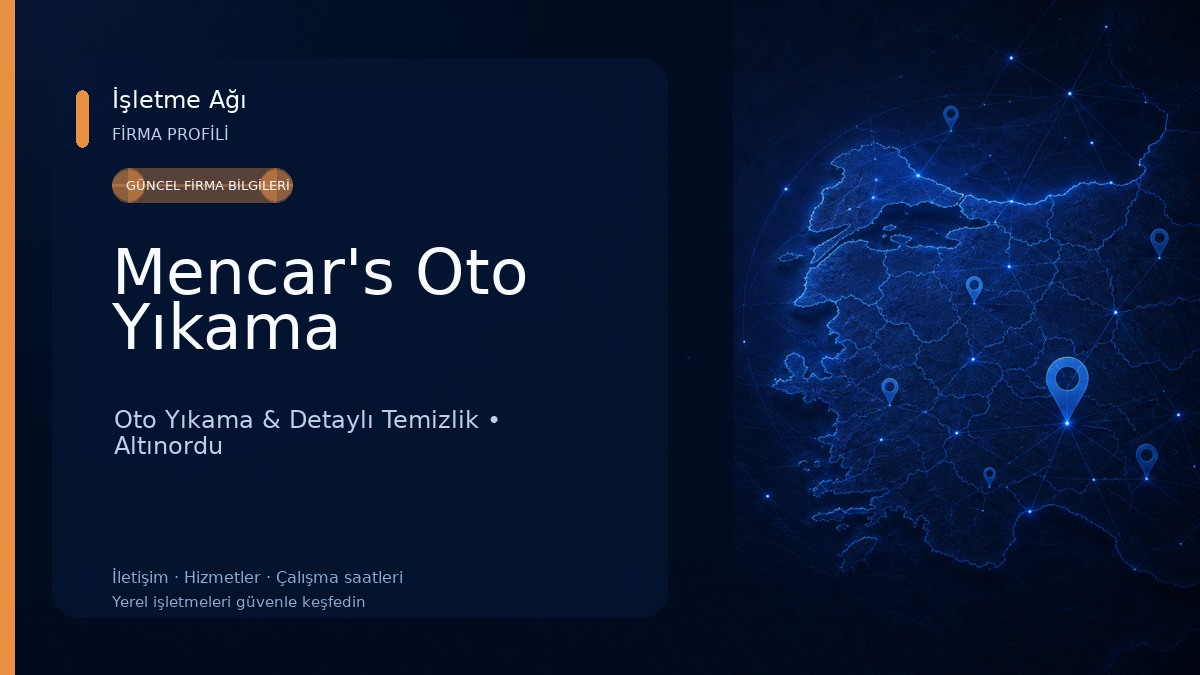 Mencar's Oto Yıkama Oto Yıkama & Detaylı Temizlik