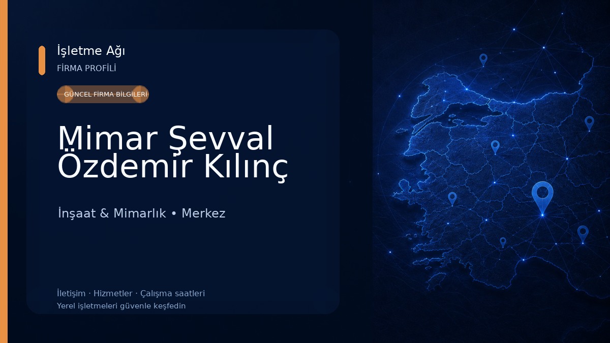 Mimar Şevval Özdemir Kılınç İnşaat & Mimarlık
