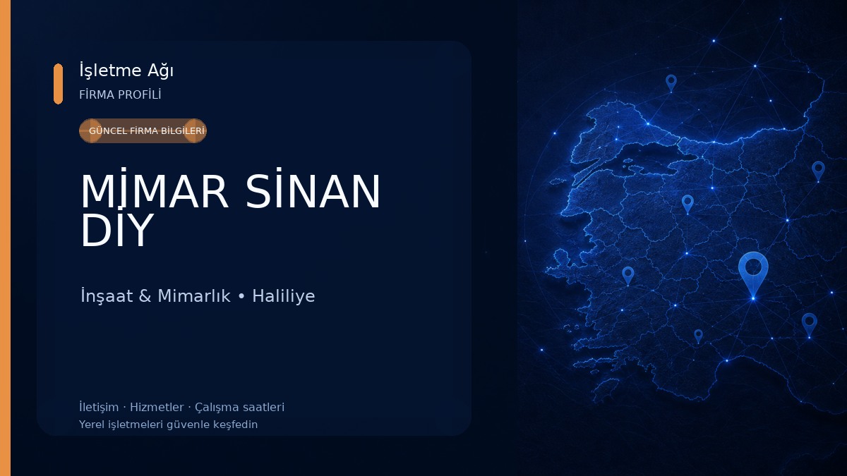 MİMAR SİNAN DİY İnşaat & Mimarlık