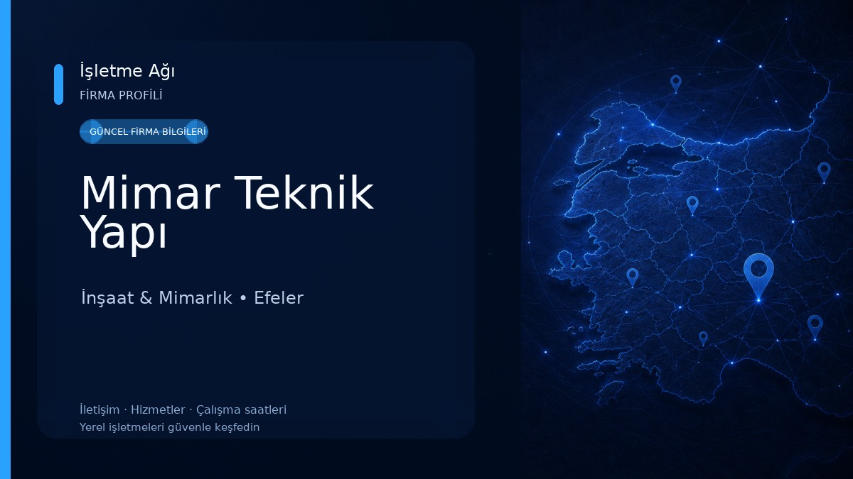 Mimar Teknik Yapı İnşaat & Mimarlık