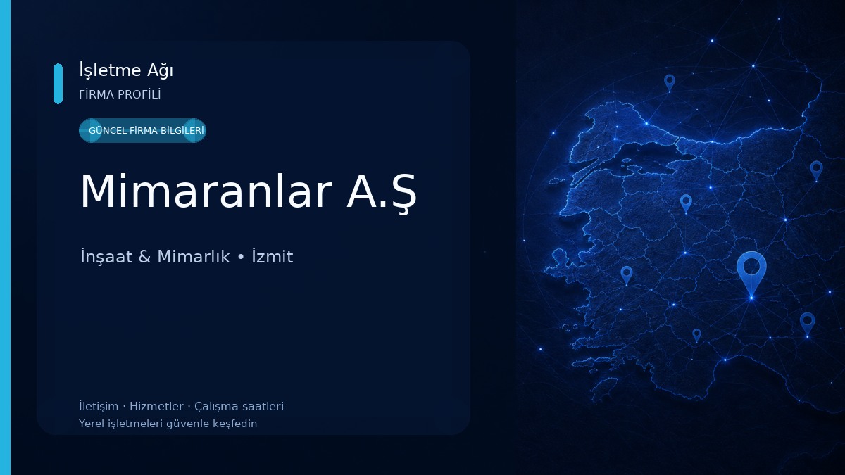 Mimaranlar A.Ş İnşaat & Mimarlık