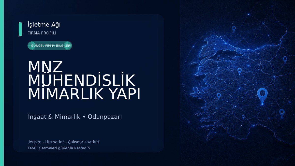 MNZ MÜHENDİSLİK MİMARLIK YAPI İNŞAAT GIDA SANAYİ VE TİCARET LİMİTED ŞİRKETİ.