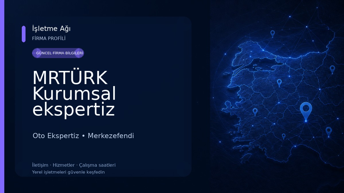 MRTÜRK Kurumsal ekspertiz İstasyonları / DENİZLİ Oto Ekspertiz