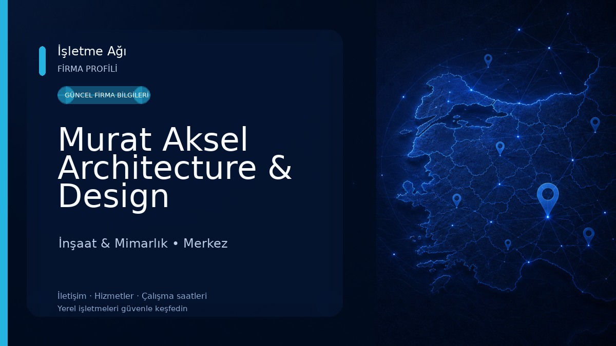 Murat Aksel Architecture & Design