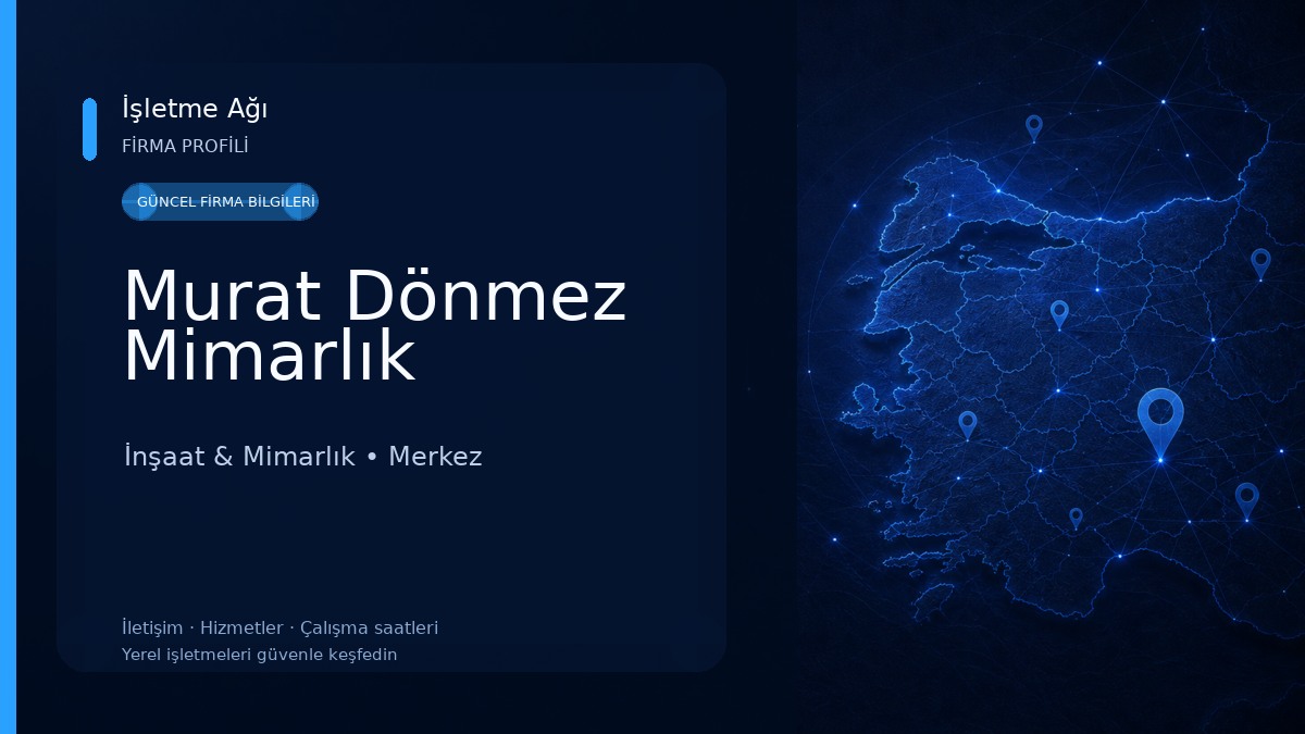 Murat Dönmez Mimarlık
