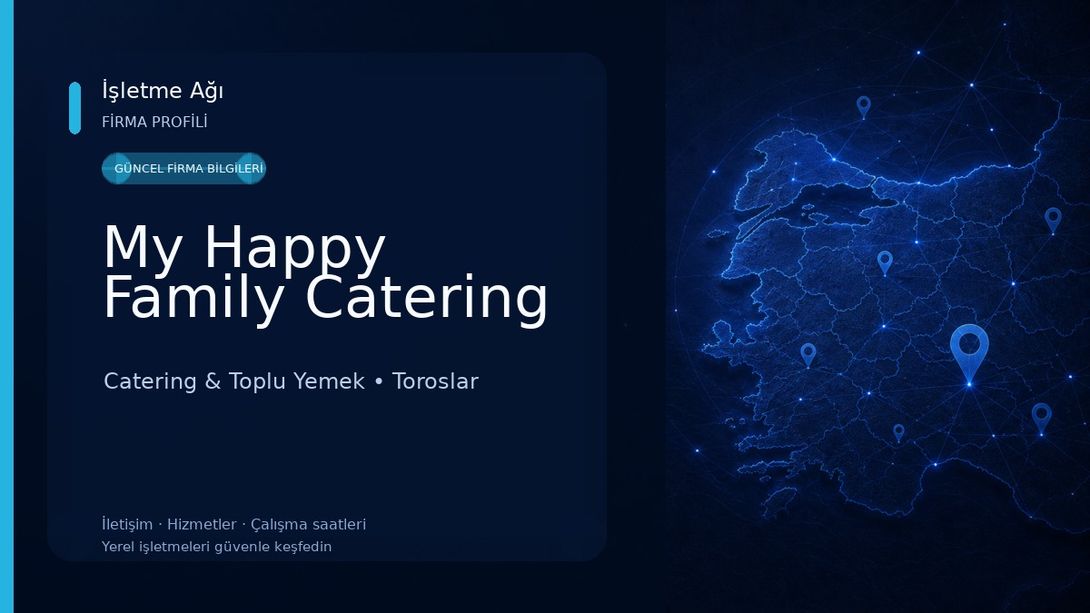 My Happy Family Catering Catering & Toplu Yemek