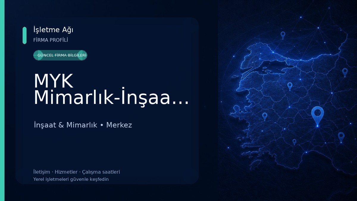 MYK Mimarlık-İnşaat-Restorasyon İnşaat & Mimarlık