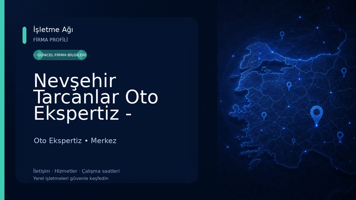 Nevşehir Tarcanlar Oto Ekspertiz - Nevşehir Oto Ekspertiz - Nevşehir ekspertiz Oto Ekspertiz