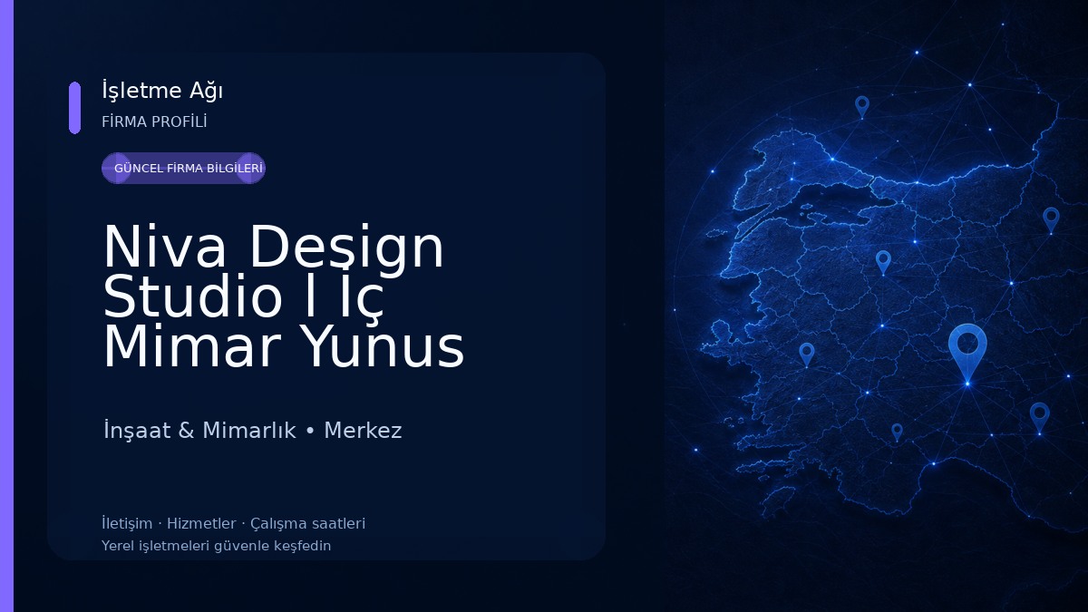 Niva Design Studio l İç Mimar Yunus Akbaş