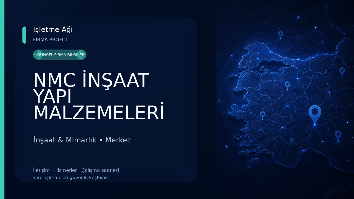 NMC İNŞAAT YAPI MALZEMELERİ İnşaat & Mimarlık