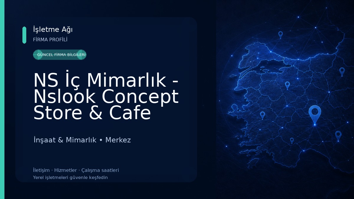 NS İç Mimarlık - Nslook Concept Store & Cafe