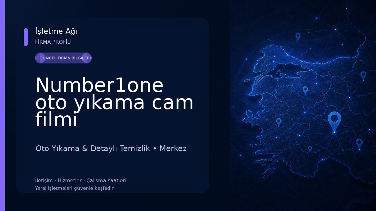 Number1one oto yıkama cam filmi Oto Yıkama & Detaylı Temizlik