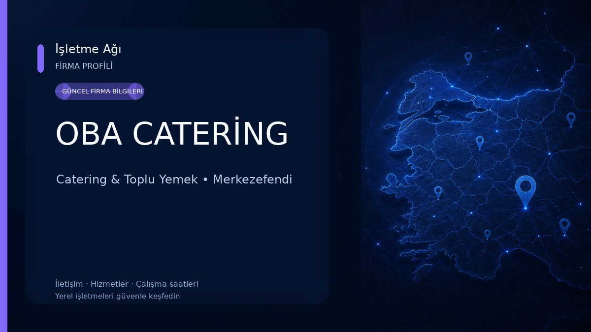 OBA CATERİNG