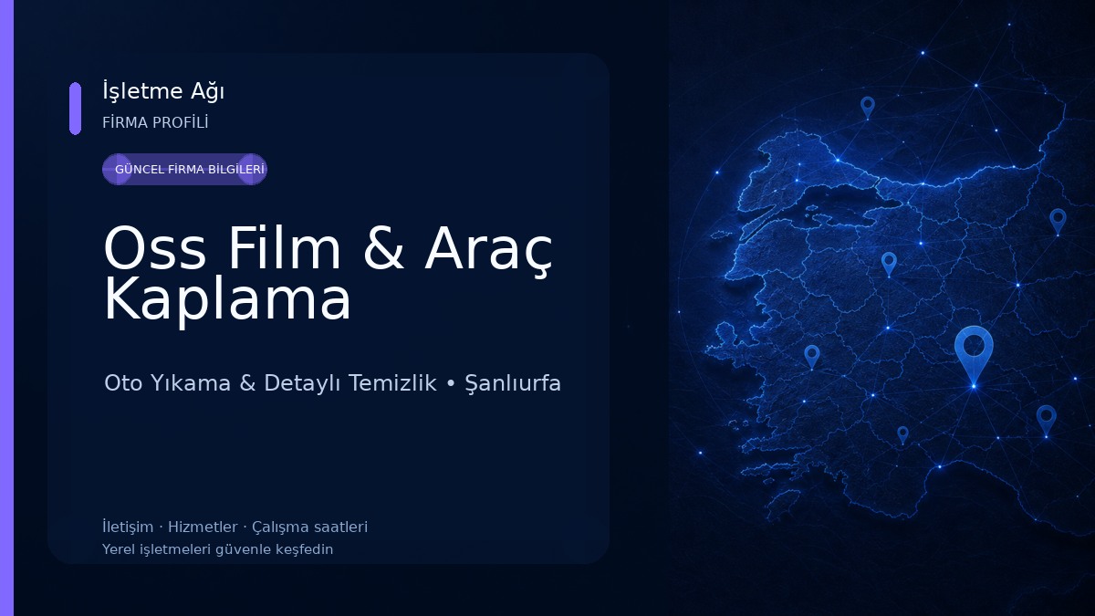 Oss Film & Araç Kaplama Oto Yıkama & Detaylı Temizlik