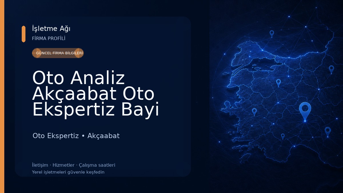 Oto Analiz Akçaabat Oto Ekspertiz Bayi