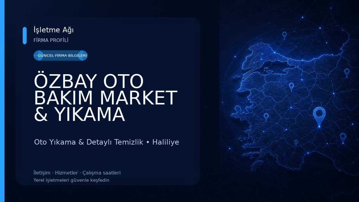 ÖZBAY OTO BAKIM MARKET & YIKAMA