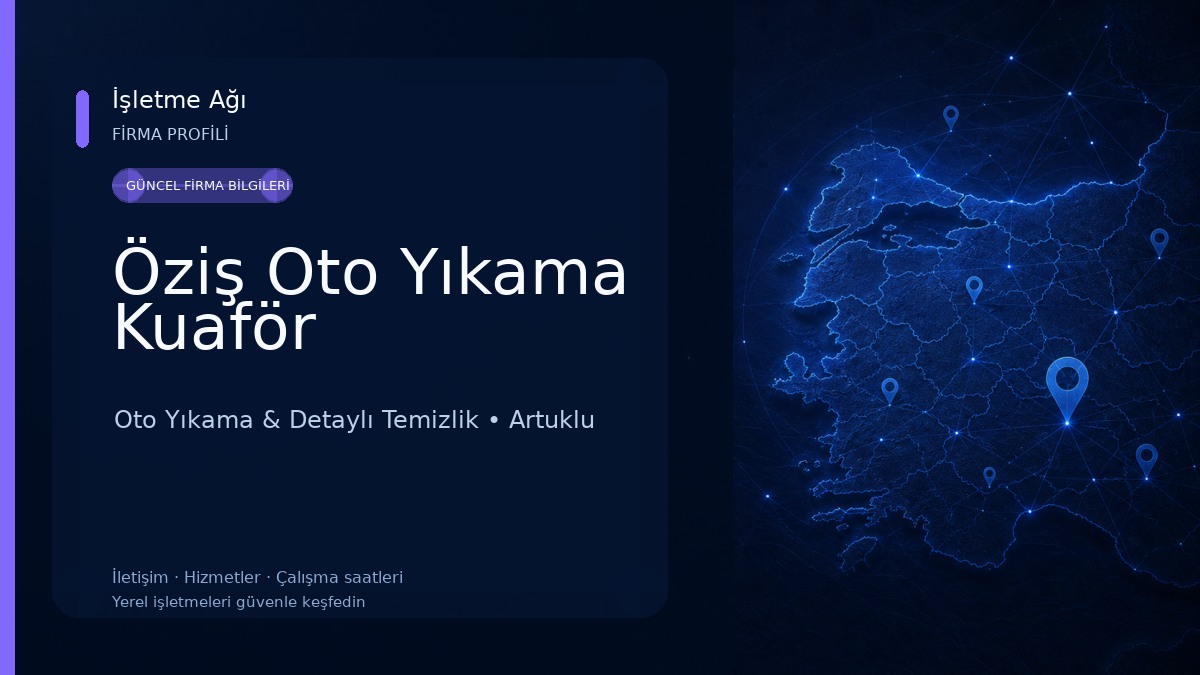 Öziş Oto Yıkama Kuaför Oto Yıkama & Detaylı Temizlik