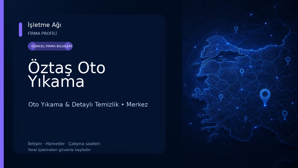 Öztaş Oto Yıkama
