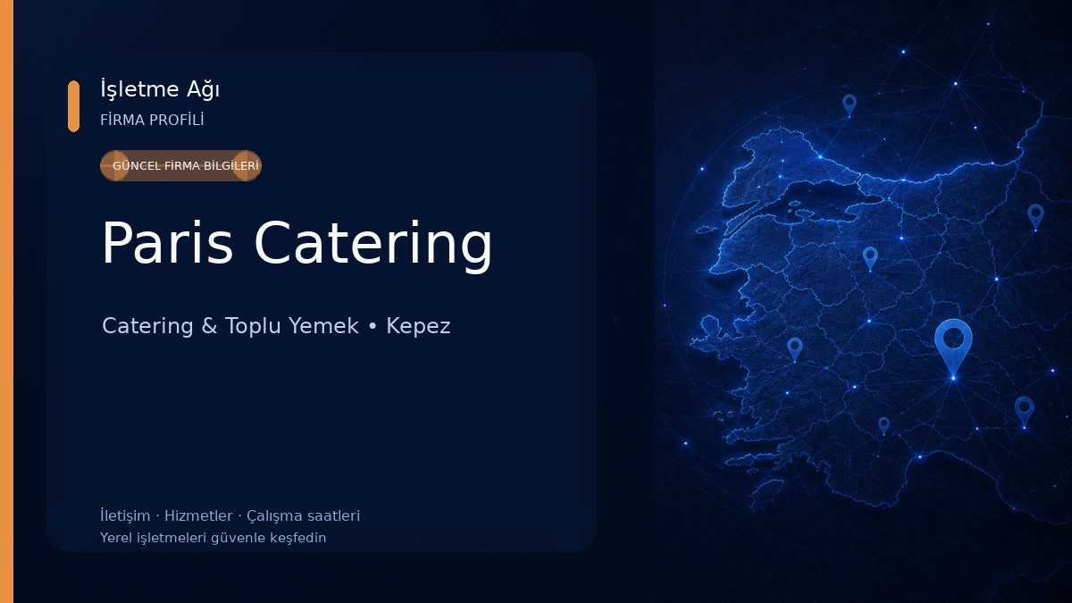 Paris Catering Catering & Toplu Yemek