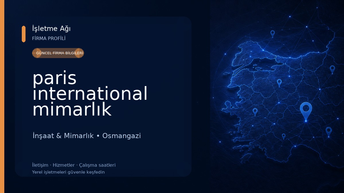 paris international mimarlık İnşaat & Mimarlık