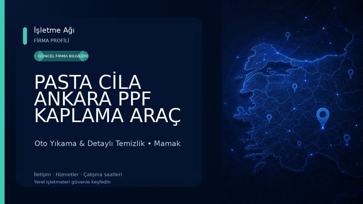 PASTA CİLA ANKARA PPF KAPLAMA ARAÇ KAPLAMA BOYA KORUMA SERAMİK KAPLAMA DETAYLI KUAFÖR AUTO CARE DETAILING