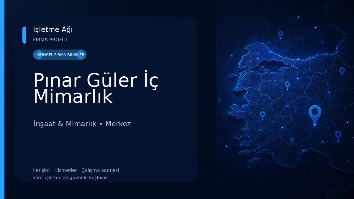 Pınar Güler İç Mimarlık İnşaat & Mimarlık