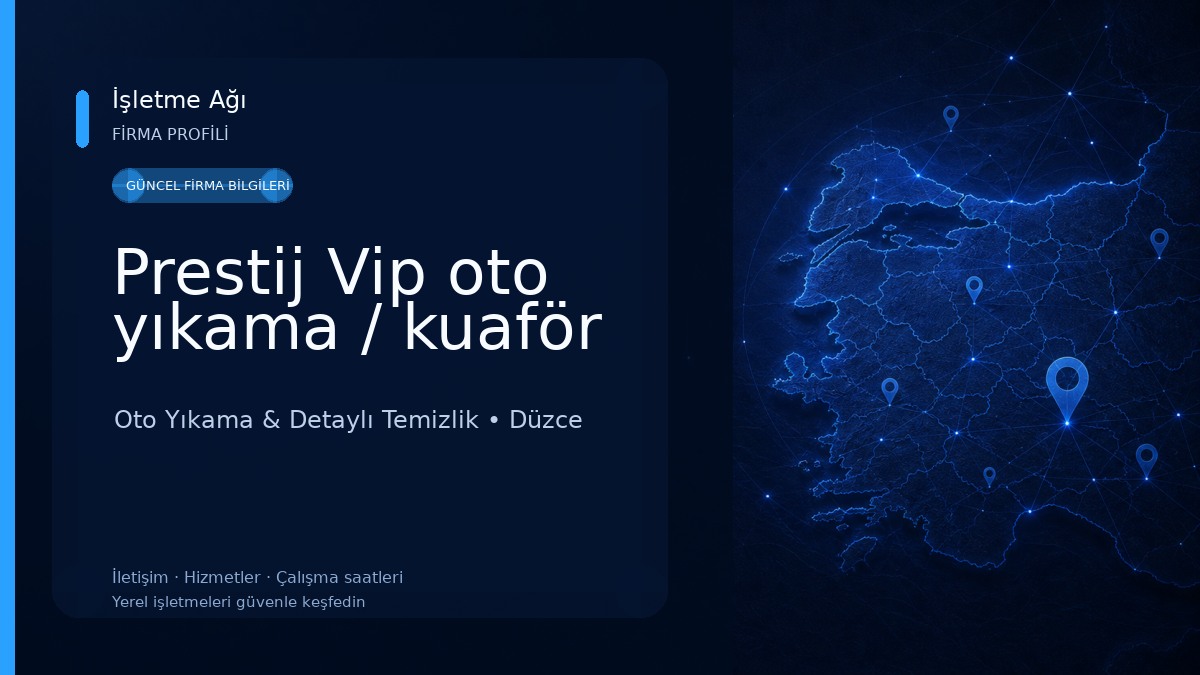 Prestij Vip oto yıkama / kuaför