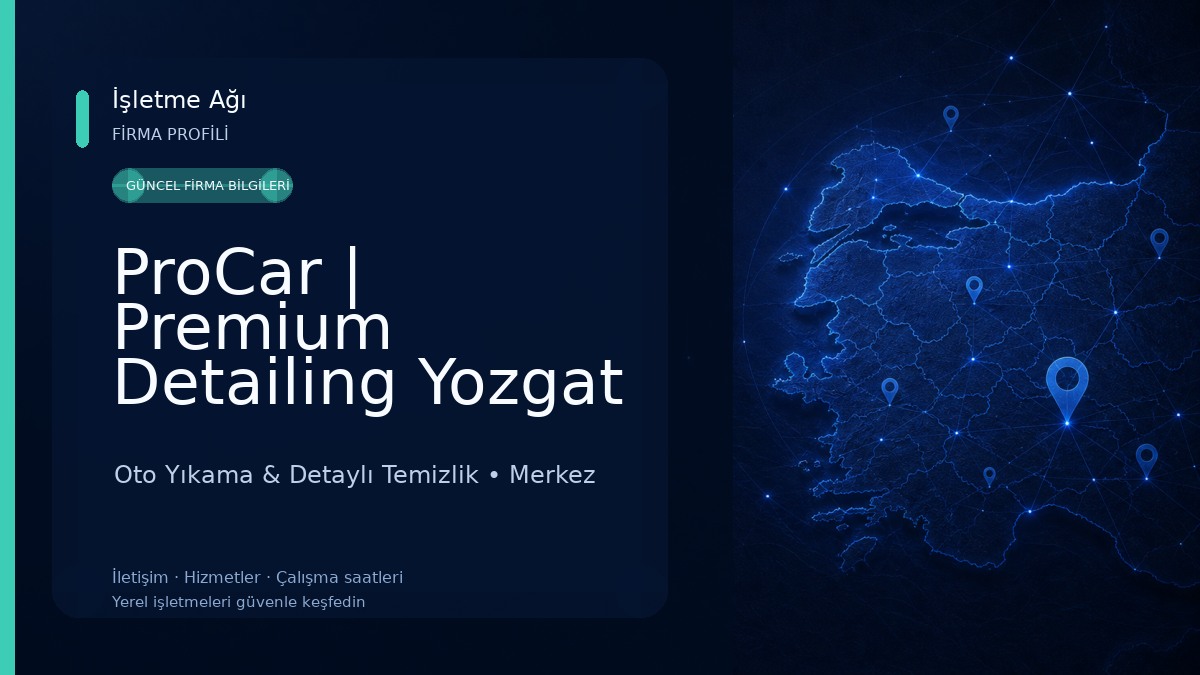 ProCar | Premium Detailing Yozgat