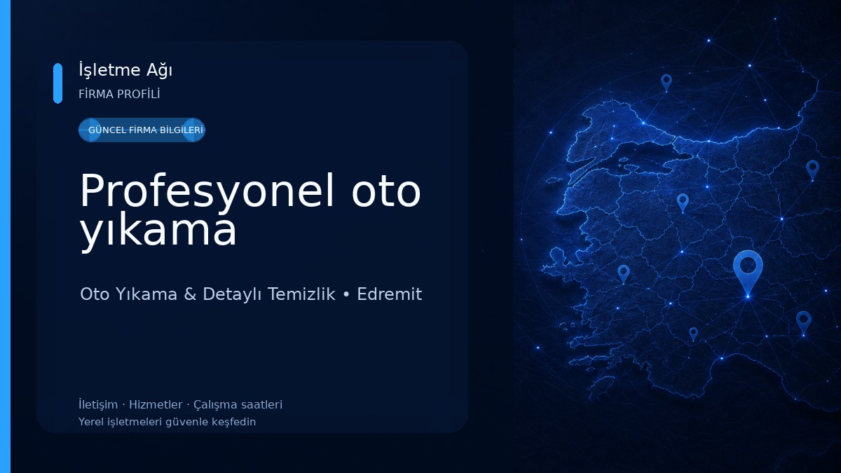 Profesyonel oto yıkama Oto Yıkama & Detaylı Temizlik