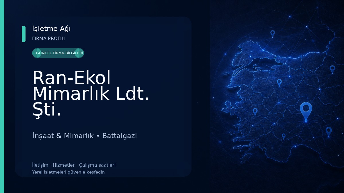 Ran-Ekol Mimarlık Ldt. Şti. İnşaat & Mimarlık