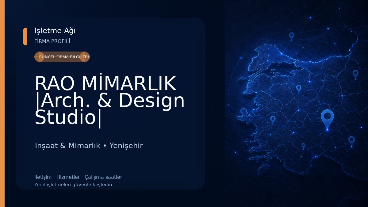 RAO MİMARLIK |Arch. & Design Studio|