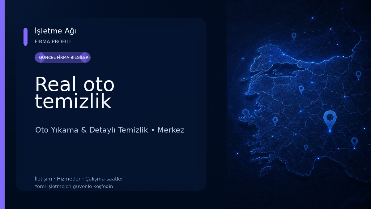 Real oto temizlik Oto Yıkama & Detaylı Temizlik
