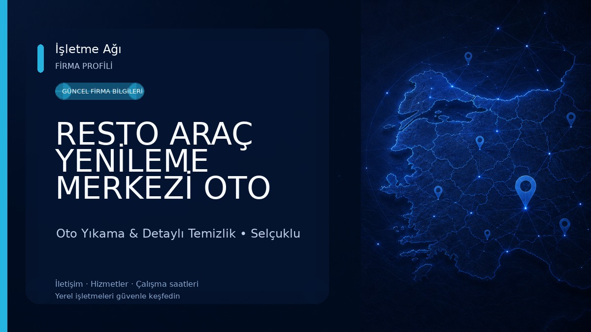 RESTO ARAÇ YENİLEME MERKEZİ OTO YIKAMA & CAM FİLMİ Oto Yıkama & Detaylı Temizlik