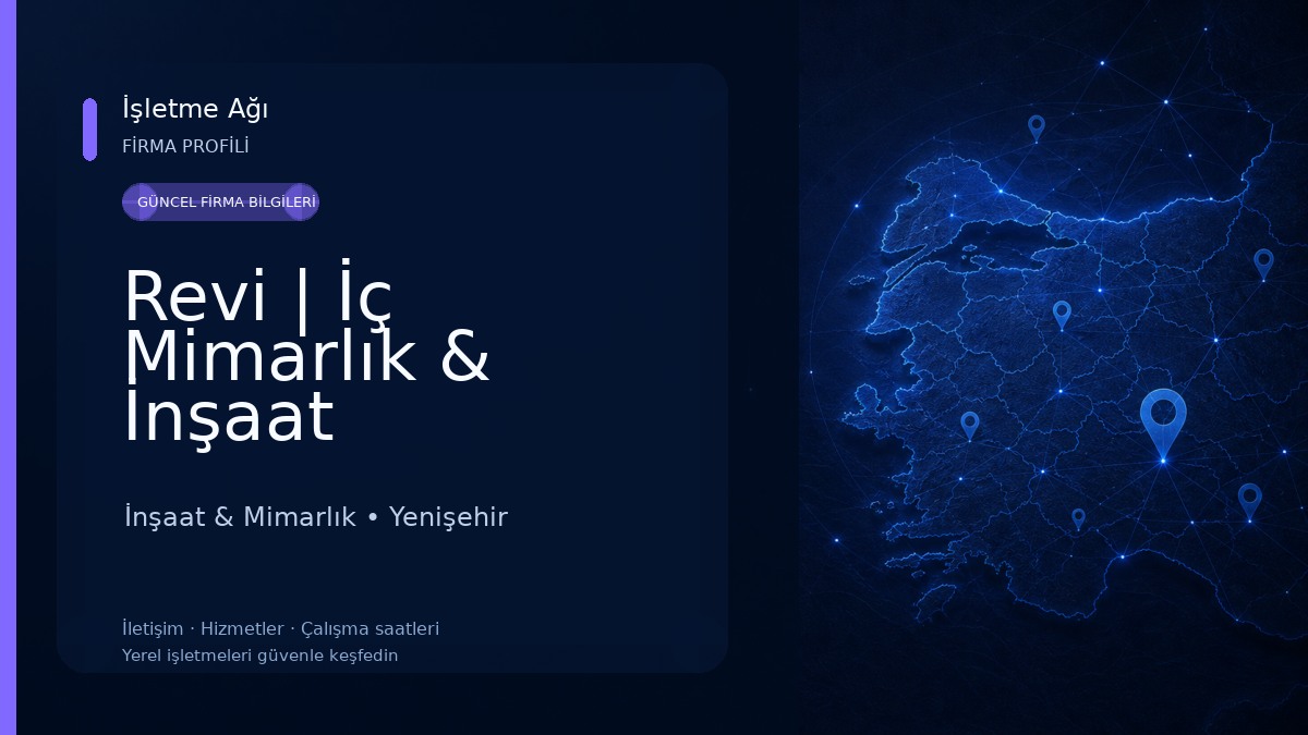 Revi | İç Mimarlık & İnşaat