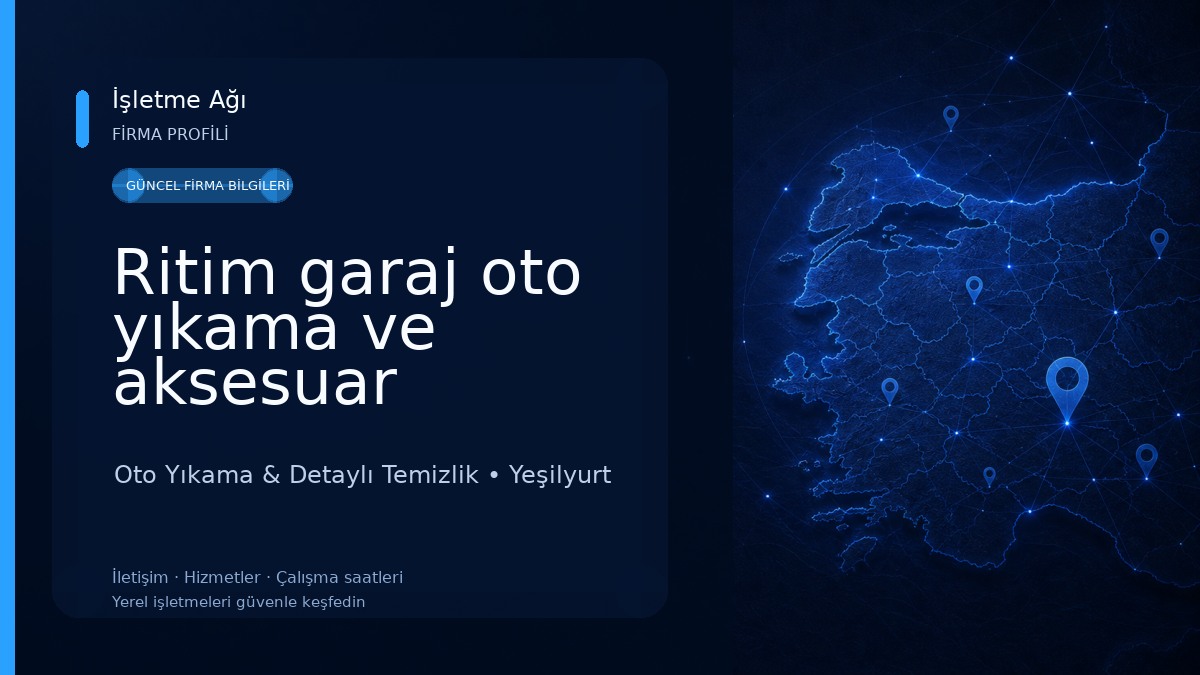 Ritim garaj oto yıkama ve aksesuar