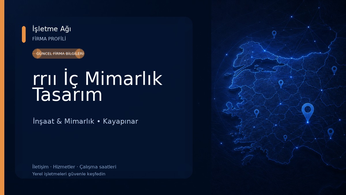 rrıı İç Mimarlık Tasarım İnşaat & Mimarlık