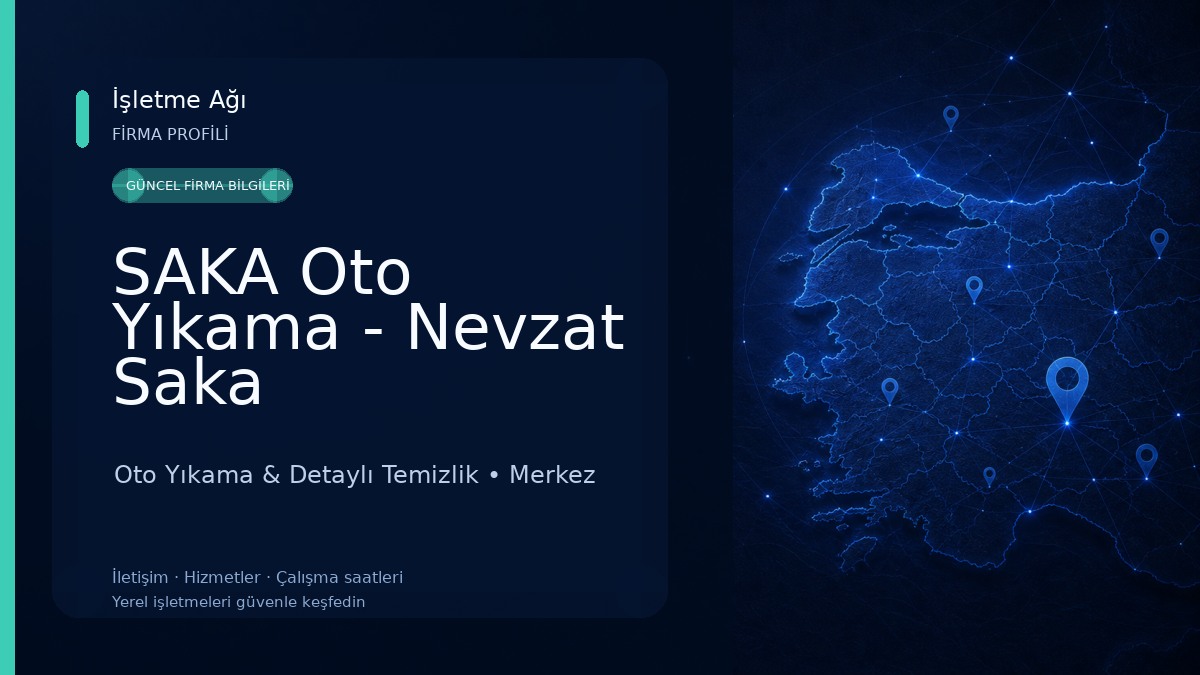 SAKA Oto Yıkama - Nevzat Saka